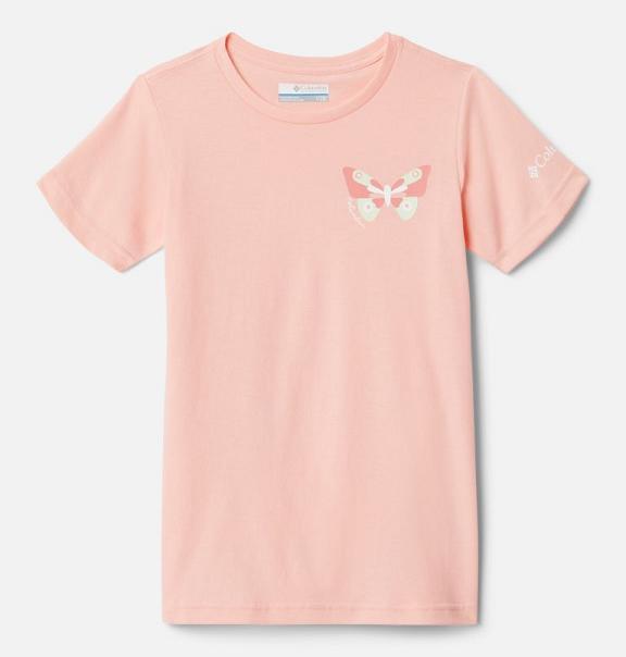 Columbia Girls T-Shirt UK - Sweet Pines Clothing Orange UK-446359
